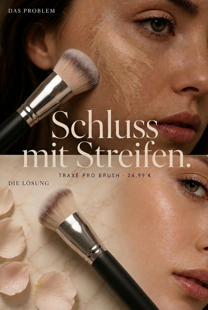 Traxé Pro Brush — Schluss mit Streifen